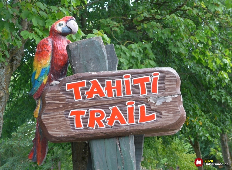 Tahiti Trail - Schild