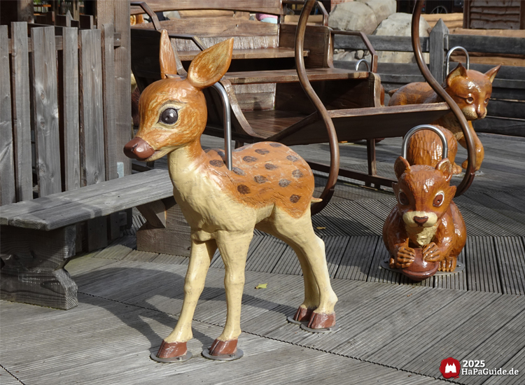 Tierkinder vom Peterhof - Rehkitz und Eichhörnchen