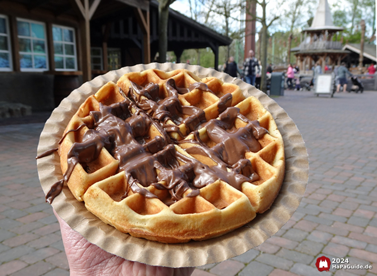 Waffelbackstube - Waffel mit Nutella