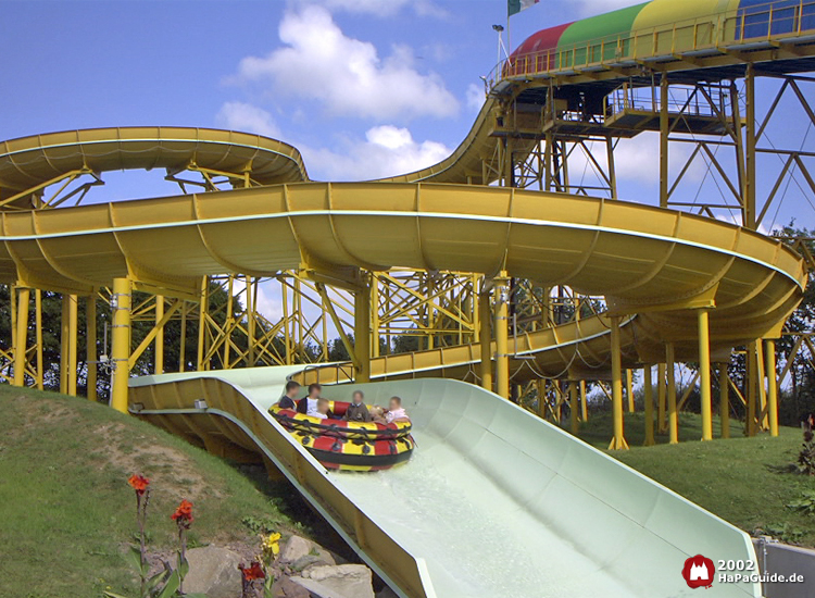 Wasser-Bobbahn Rio-Dorado - Gelbe Rampe