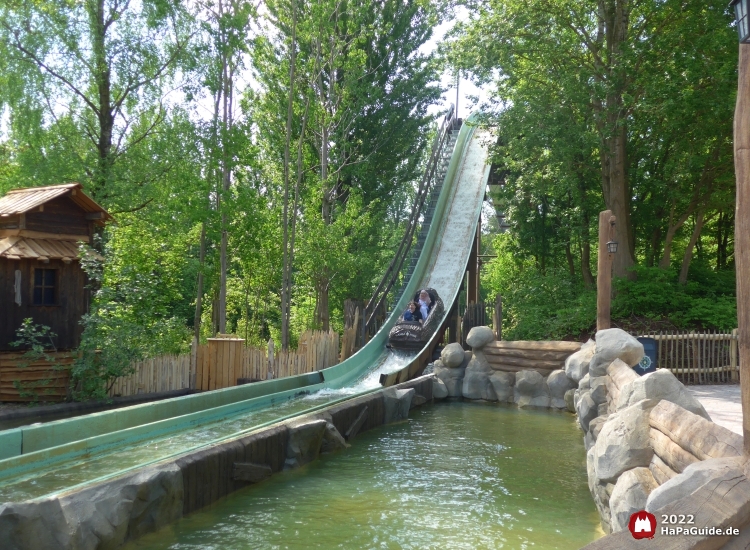 Wildwasserfahrt - Der Wasserwolf am Ilmensee - Abfahrt