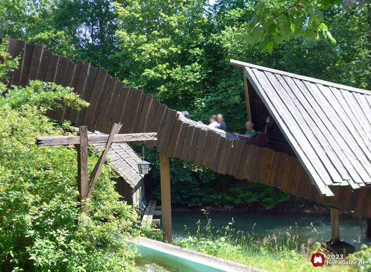 Wildwasserfahrt - Der Wasserwolf am Ilmensee - Auffahrt